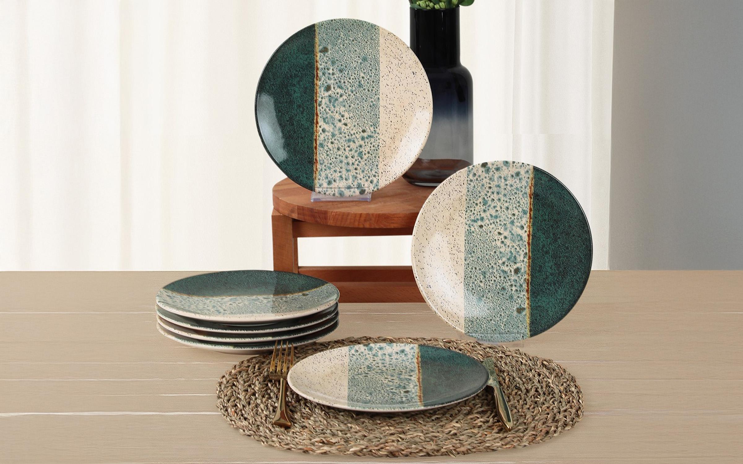 Farfurii desert 6 piese Mediterraneo, multicolor  1